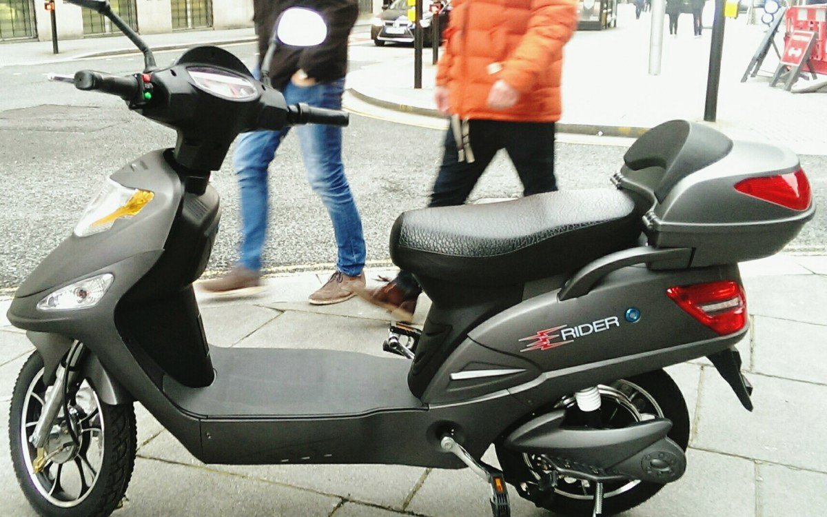 E Rider Model 15 electric moped for adults