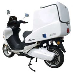 Back Of Cargo Electric Motorbike